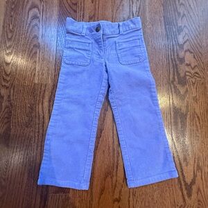 Talbots Purple Corduroy Pants 2T
